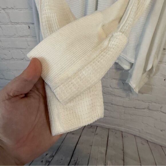 Free People Pacific Thermal Top White size medium - Picture 4 of 9